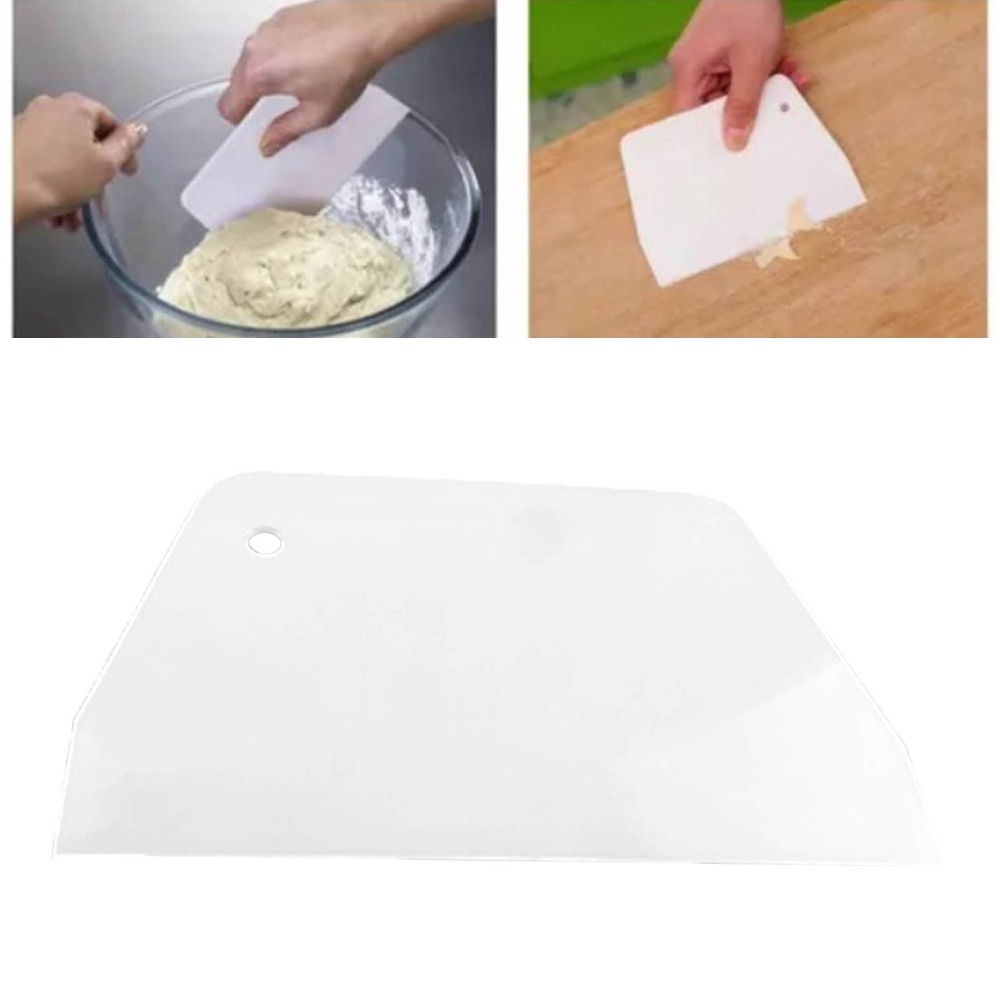 Bench Scraper Dough - 식품 접촉용 PP 반죽 스크레이퍼, 유연한