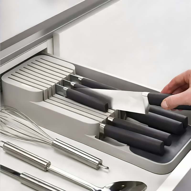 Kitchen Baking Tray Organizer - 실용적인 서랍형 칼 보관함 - 주방용품