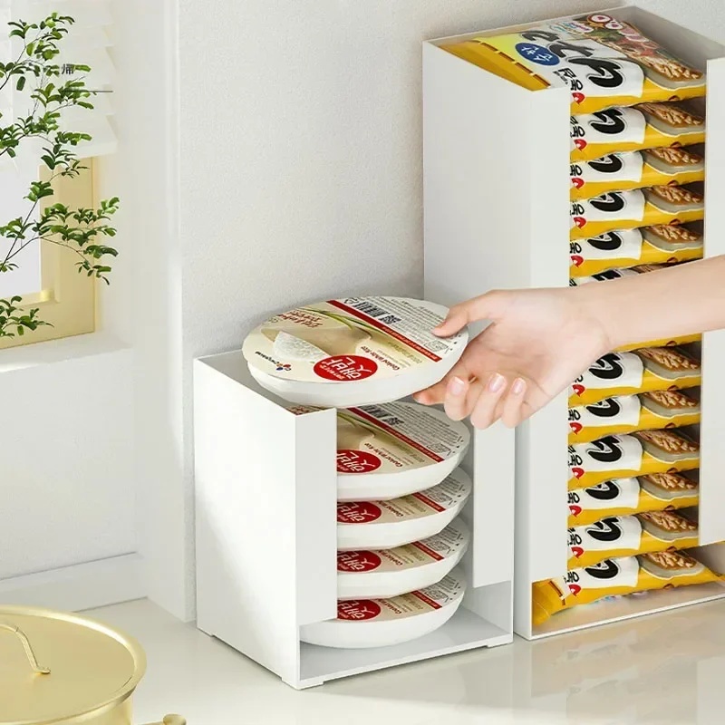 Kitchen Baking Tray Organizer - 즉석면 보관함 다기능 주방 정리함 라면컵