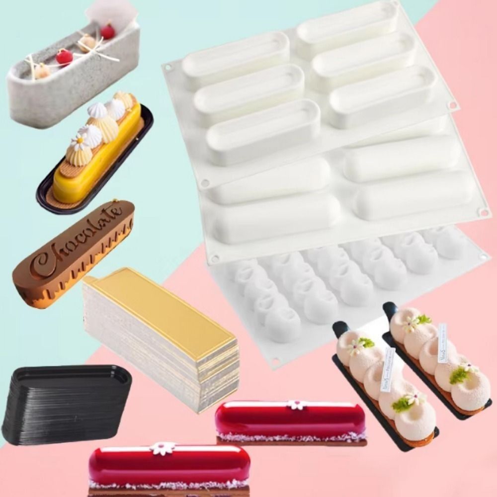 Kitchen Baking Items - 새로운 실리콘 무스 케이크 몰드 긴