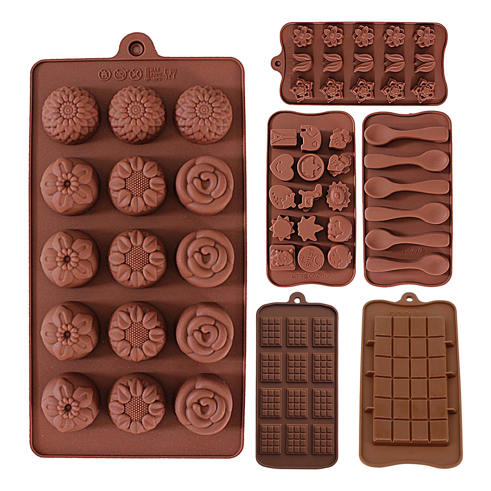 Kitchen Baking Items - DIY 초콜릿 몰드 논스틱 재사용 가능