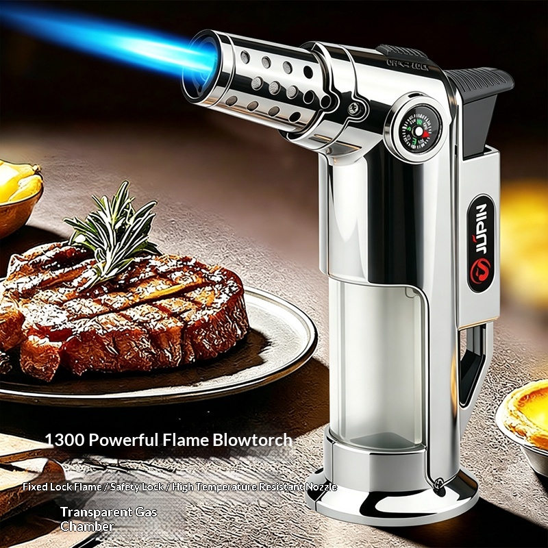 부탄 토치 라이터 방풍 화염 제트 가스 토치 금속 재충 - Kitchen Baking Torch 리뷰 및 가격