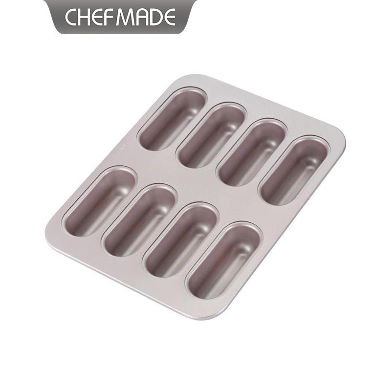 셰프메이드 8컵 타원형 롱 핫도그 빵틀 논스틱 베이킹  - Kitchen Baking Items 리뷰 및 가격
