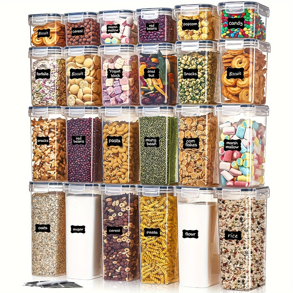 밀폐용기 24피스 세트 용기 12개 뚜껑 12개 반찬통 - Kitchen Baking Tray Organizer 리뷰 및 가격