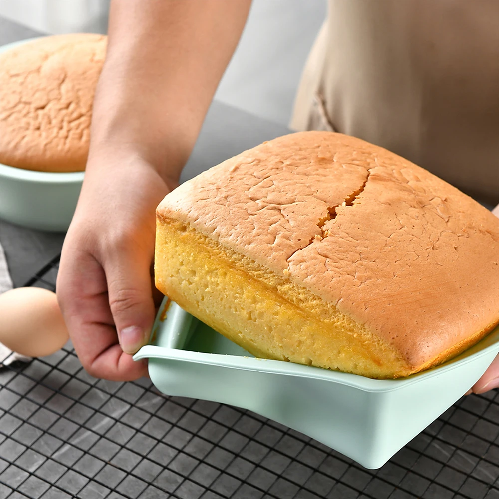 실리콘 사각 케이크 몰드, 간편한 분리 베이킹 팬, 내 - Kitchen Baking Items 리뷰 및 가격