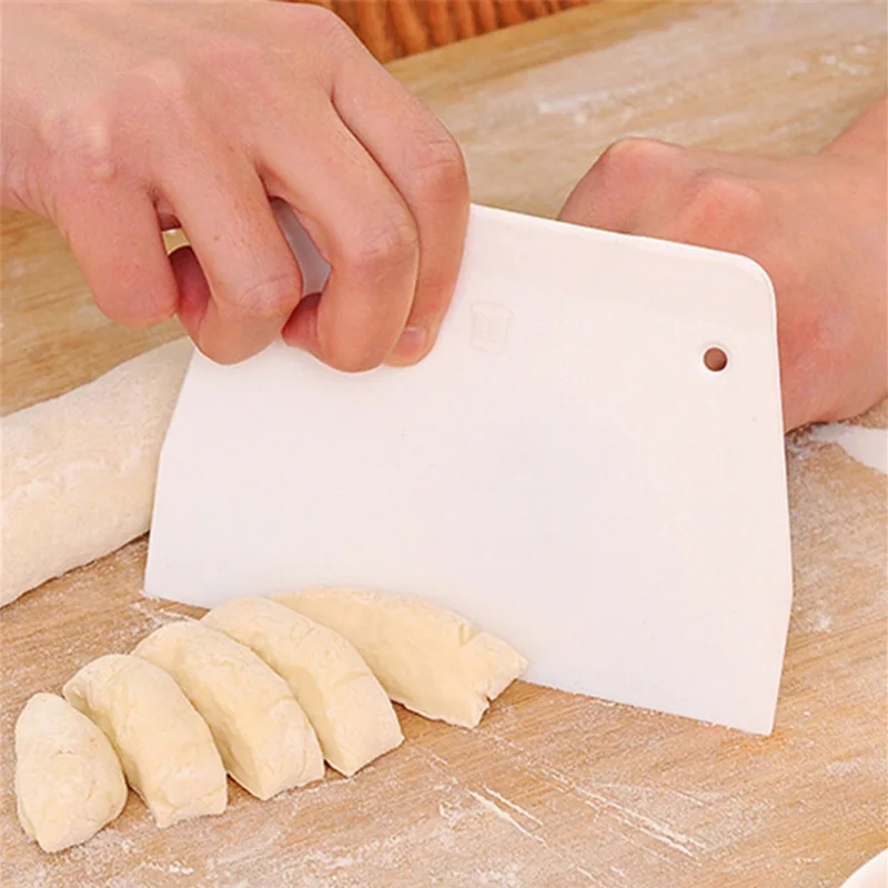 1PC 플라스틱 반죽 스크레이퍼, 다목적 식품 스크레이 - Bench Scraper Dough 리뷰 및 가격