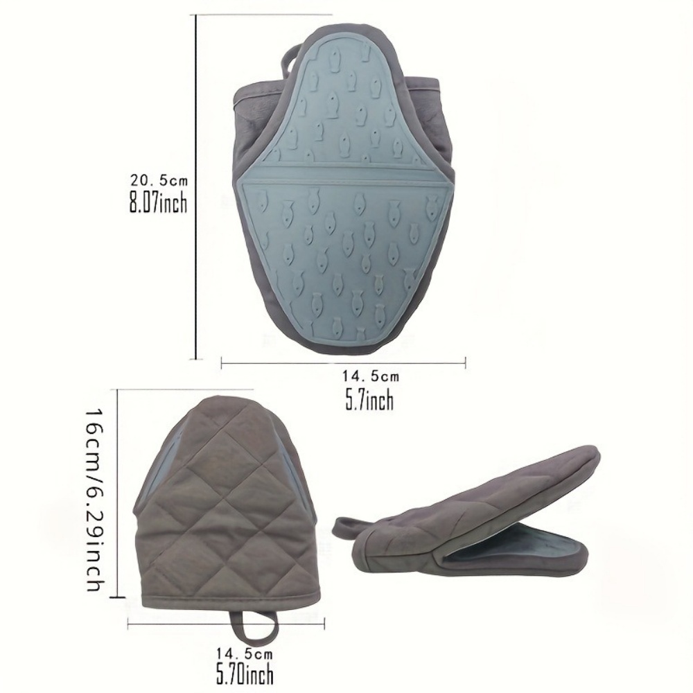 1PC 물고기 모양의 실리콘 안티 스캘드 오븐 장갑 주 - Kitchen Baking Gloves 리뷰 및 가격