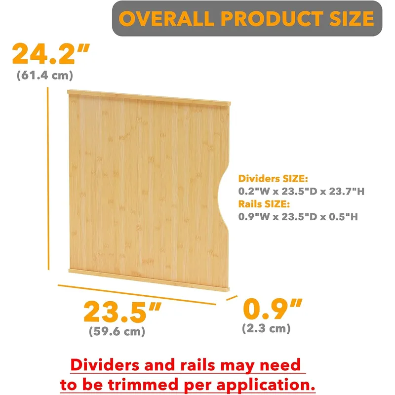 6개들이 트레이 분리대, 캐비닛용, 프레스보드 재질,  - Kitchen Cabinet Baking Sheet Organizer 리뷰 및 가격