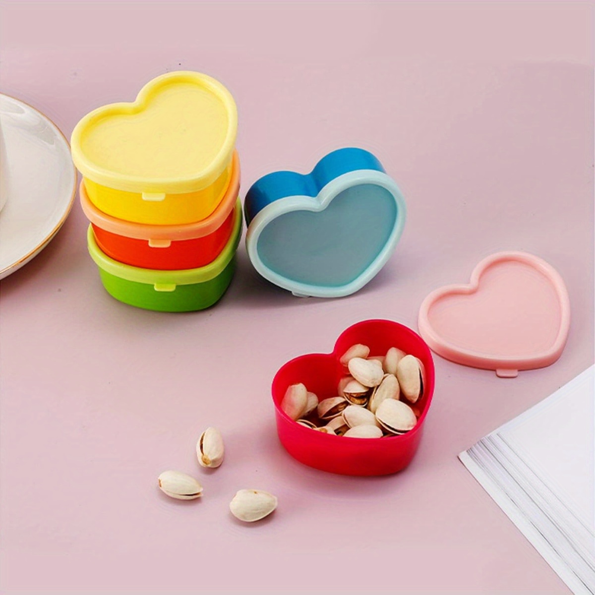 5PCS 미니 도시락 양념 보관함 뚜껑 포함 재사용 가 - Kitchen Baking Tray Organizer 리뷰 및 가격