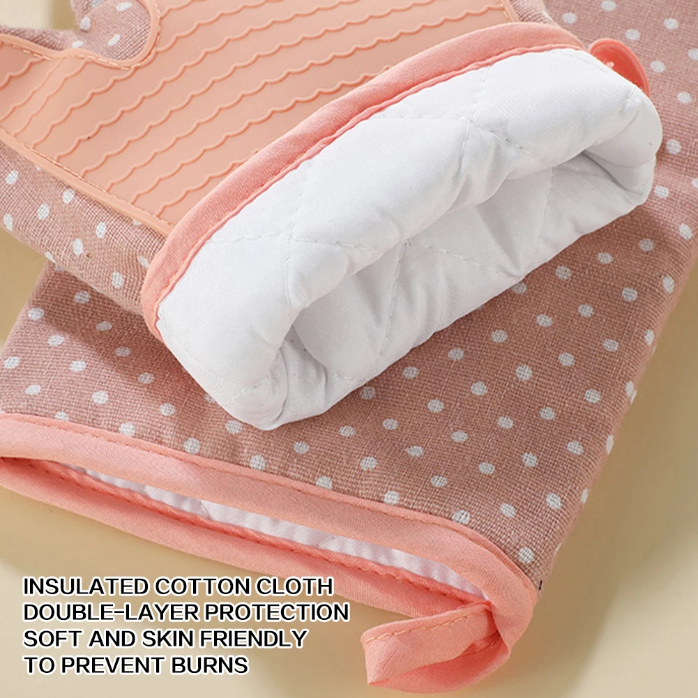 실리콘 오븐 장갑 내열성 두꺼운 미끄럼 방지 주방 장갑 - Kitchen Baking Gloves 리뷰 및 가격