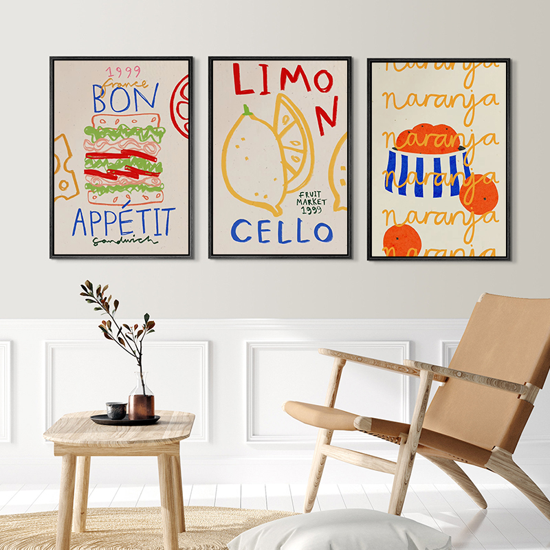 베이킹 케이크 주방 빵 커피 계란 샌드위치 피자 푸드  - Kitchen Baking Wall Art 리뷰 및 가격