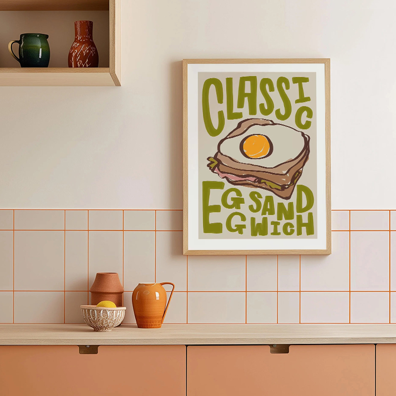 베이킹 케이크 주방 빵 커피 계란 샌드위치 피자 푸드  - Kitchen Baking Wall Art 리뷰 및 가격