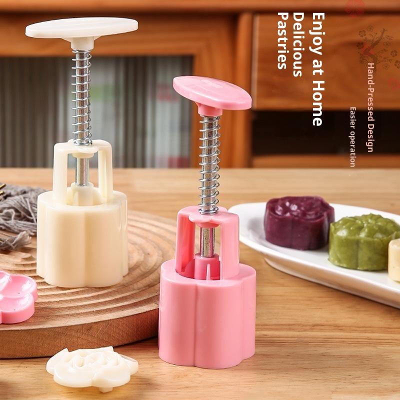 새로운 1세트 DIY 월병 틀 플라스틱 핸드프레스 패스 - Kitchen Baking Torch 리뷰 및 가격