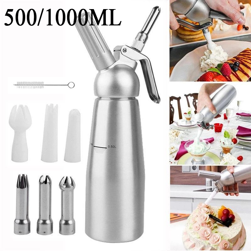 500/1000ml 크림 폼 건 케이크 파이프 건 사이 - Kitchen Baking Torch 리뷰 및 가격