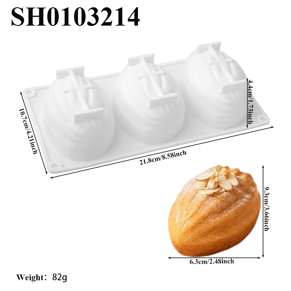 3 또는 8구 아몬드 모양 식품 등급 실리콘 무스 케이 - Kitchen Baking Items 리뷰 및 가격