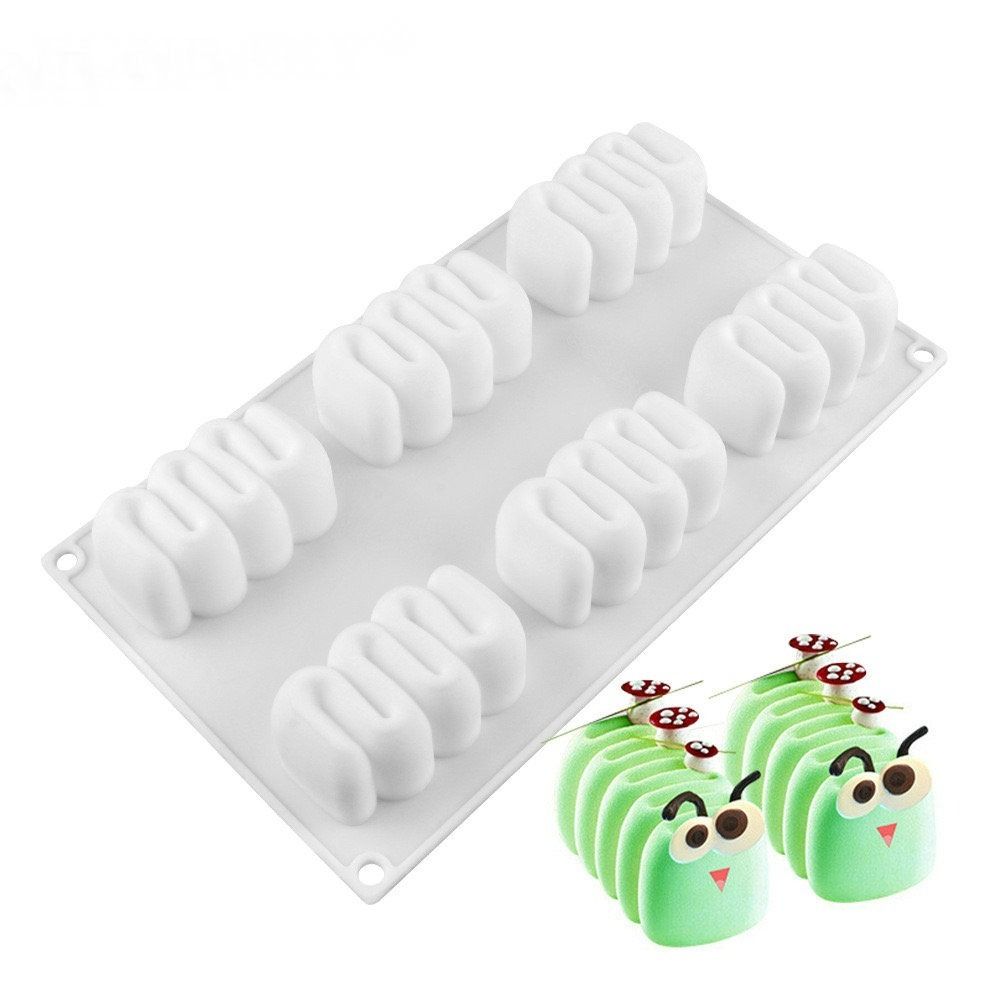 새로운 실리콘 무스 케이크 몰드 긴 스트립 타원형 페이 - Kitchen Baking Items 리뷰 및 가격