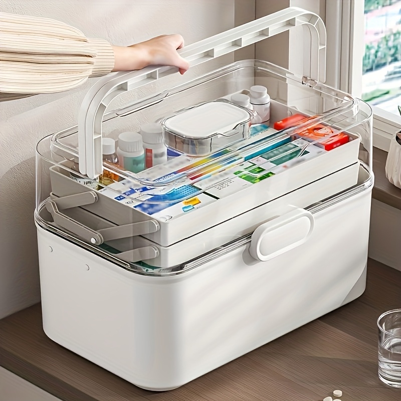 대용량 투명 뚜껑 약 보관함/배급함 - 플라스틱 약 보 - Kitchen Baking Tray Organizer 리뷰 및 가격