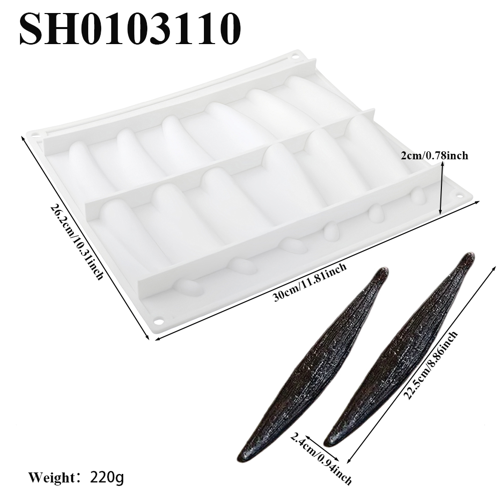 1 또는 6 또는 10구 바닐라 팟 디자인 초콜릿 몰드 - Kitchen Baking Items 리뷰 및 가격