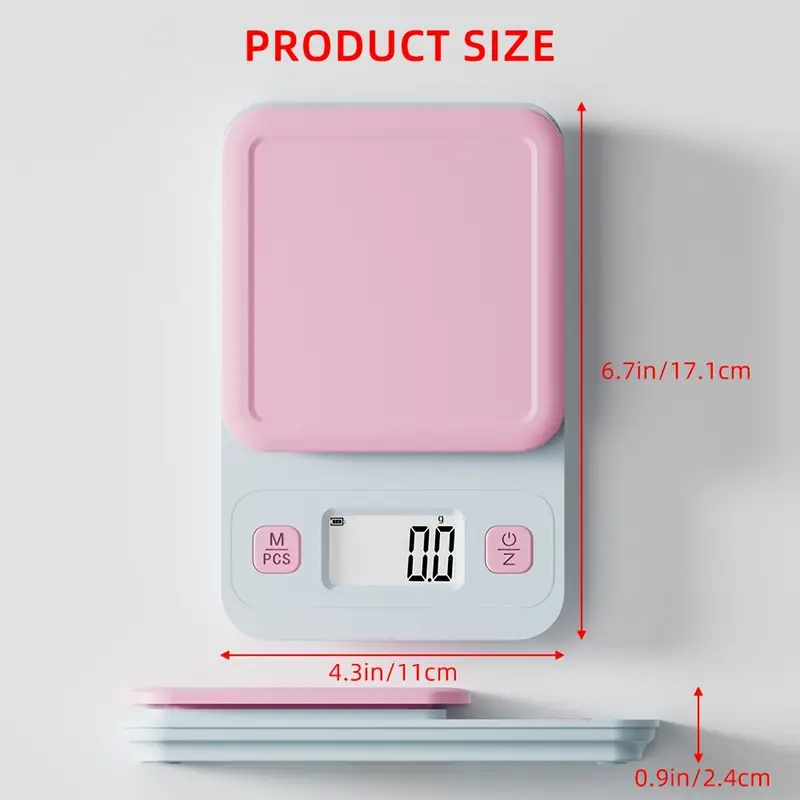 디지털 주방 저울, LCD 디스플레이 포함, 0. 1온 - Kitchen Baking Essentials 리뷰 및 가격